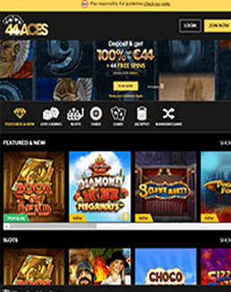 44Aces Online Casino screenshot