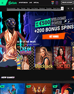 Betinia Casino screenshot