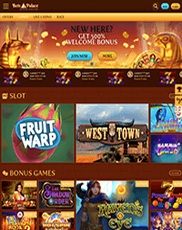 Betspalace Casino screenshot