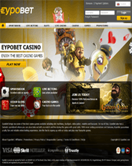 EypoBet Casino screenshot