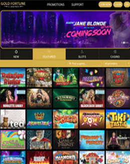 Gold Fortune Casino screenshot