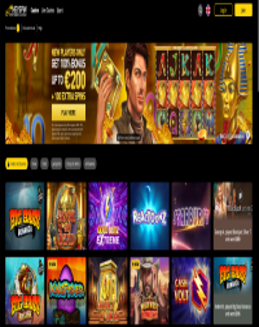 HeySpin Casino screenshot