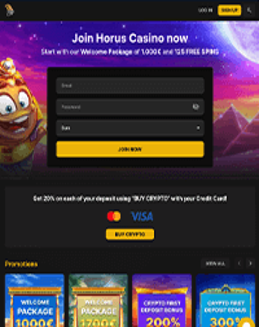 Horus Casino screenshot