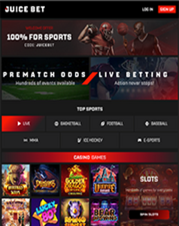 JuiceBet Casino screenshot