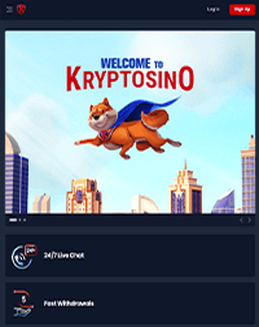 Kryptosino Casino screenshot