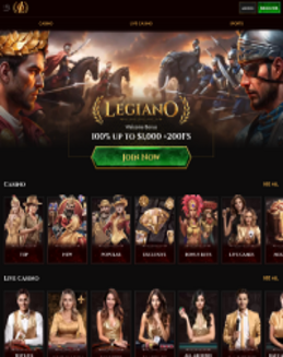 Legiano Casino screenshot