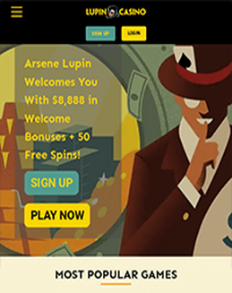 Lupin Casino screenshot