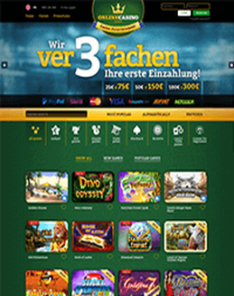 Onlinecasino Europa screenshot