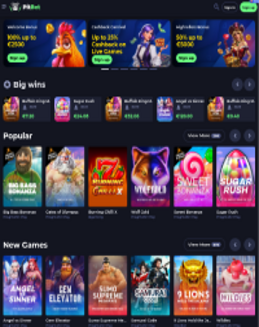 PitBet Casino screenshot