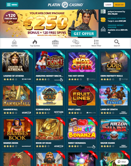 Platin Casino screenshot