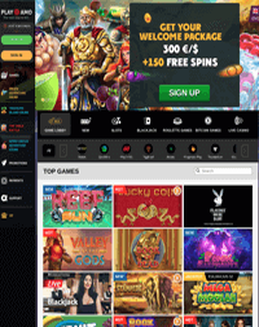 Playamo Casino screenshot