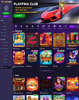 Playfina Casino screenshot