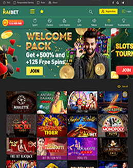 RajBet Casino screenshot