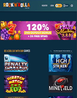 RockNRolla Casino screenshot