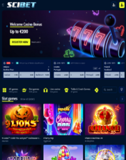 Scibet Casino screenshot