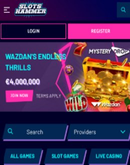 SlotsHammer Casino screenshot