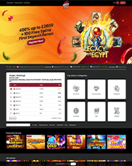 SpicyJackpots Casino screenshot