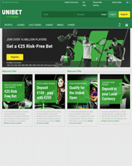 Unibet Casino screenshot