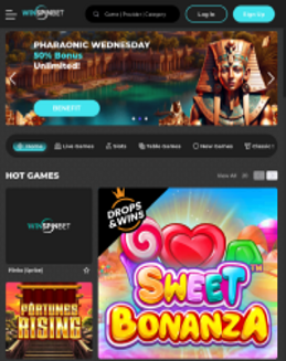 WinSpinBet Casino screenshot