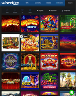 Wir Wetten Casino screenshot